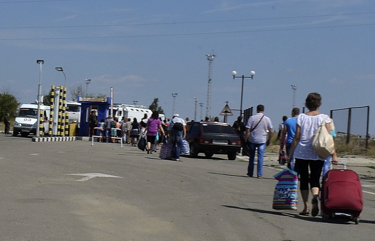 Россия упростила режим приема беженцев с Донбасса