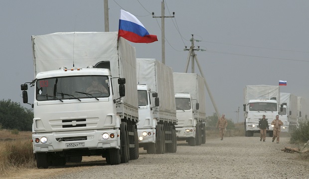 В Донецк и Луганск прибыли грузовики 13-го российского гумконвоя