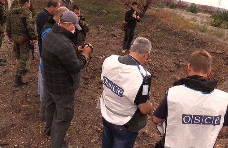 ОБСЕ: При обстреле Луганска использовались кассетные боеприпасы