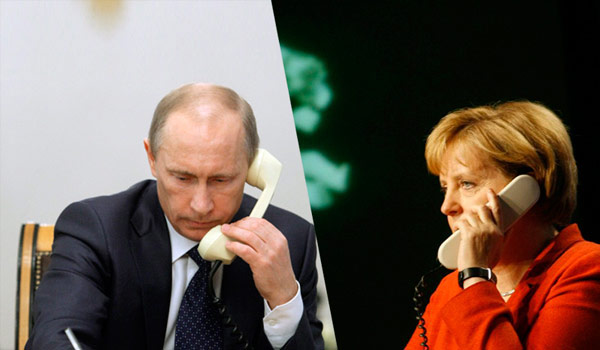 У Меркель сообщили, что Путин обещал повлиять на сепаратистов в вопросе обмена пленными