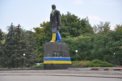 ДонОГА: Памятник Ленину в Краматорске снесён незаконно
