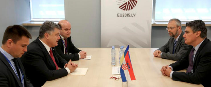 Порошенко хочет видеть в Украине хорватских экспертов по вопросам вынужденных переселенцев