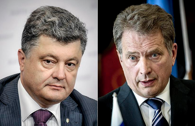 Порошенко обсудил с президентом Финляндии начало миротворческой миссии на Донбассе