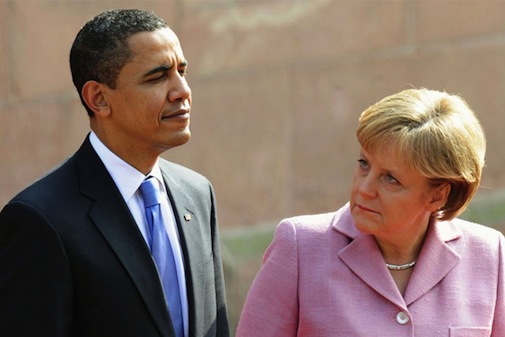 Обама и Меркель сошлись во мнении о санкциях против России
