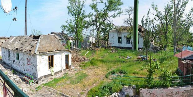 ОБСЕ: 80% домов в Широкино не подлежат восстановлению