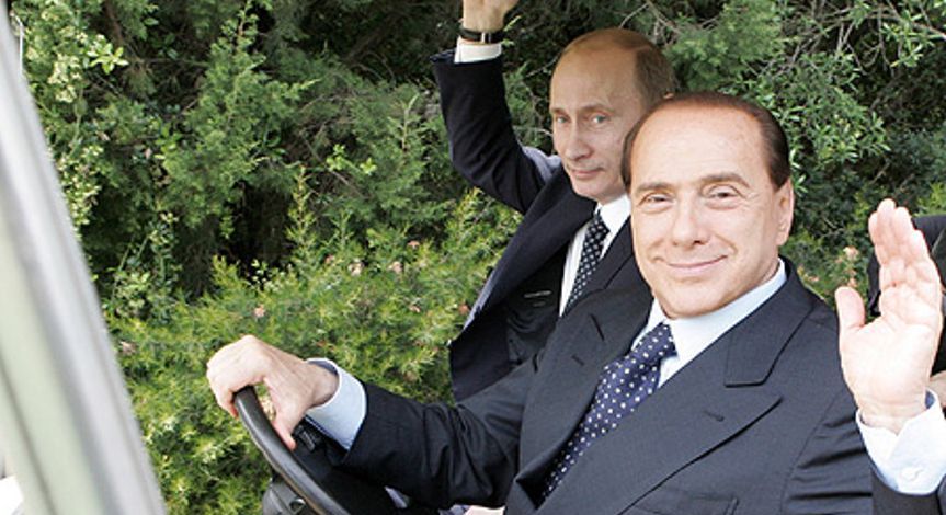 В Крыму встретились Путин и Берлускони