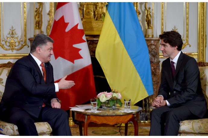 Порошенко провел переговоры с новым канадским премьером
