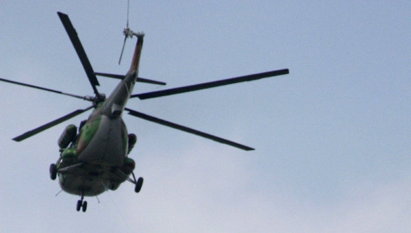 В России упал вертолет: погиб человек