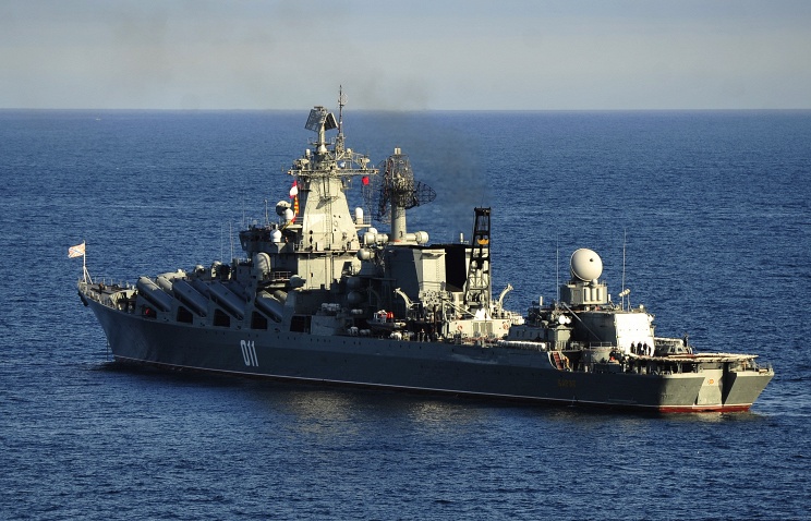 Российский крейсер «Варяг» вышел в Средиземное море