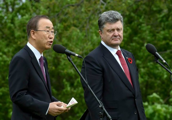 Порошенко призвал Пан Ги Муна надавить на Россию для освобождения Савченко
