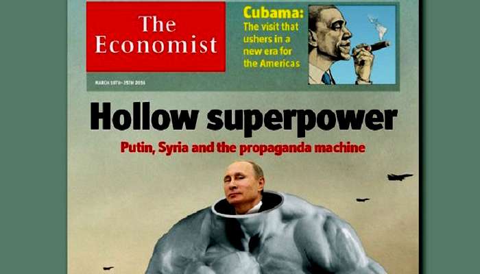 The Economist разместил карикатуру на Путина