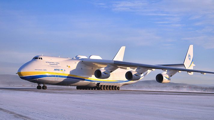 Ан-225 вернулся в Украину (видео)