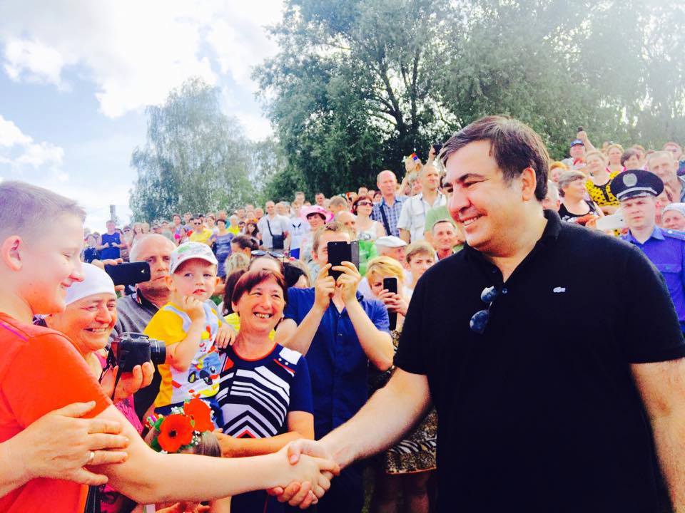 Саакашвили побывал в «красивейшем месте» Одесской области