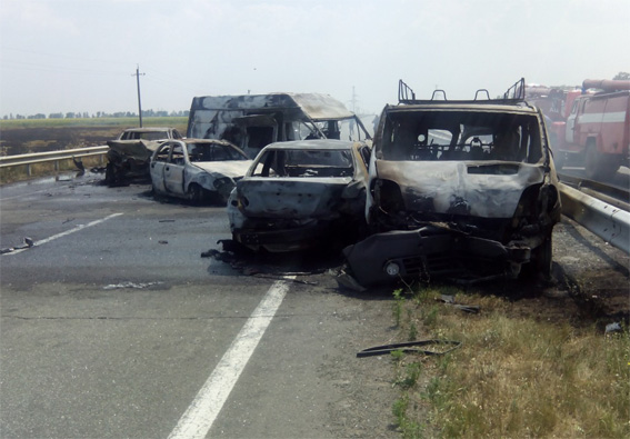 На трассе Одесса-Киев произошло ДТП с участием 8 машин