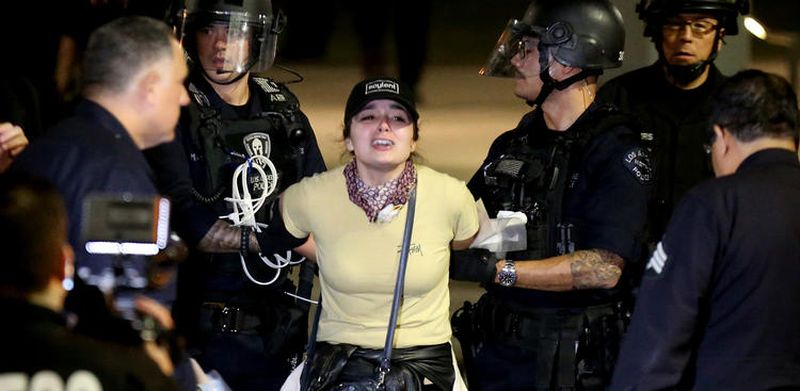 Протесты в США: в Лос-Анджелесе задержаны 150 человек