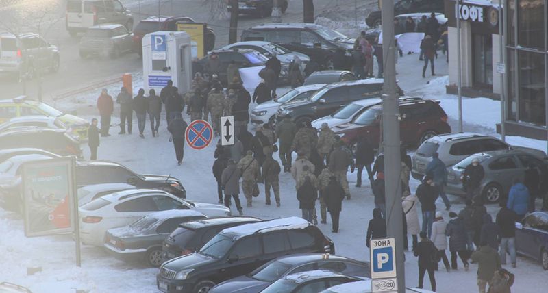 Полиция нашла оружие у участников протестов в Киеве