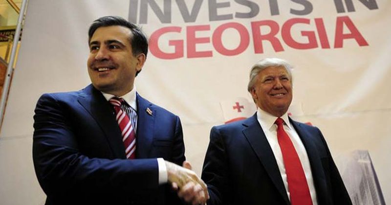 Саакашвили рассказал о давней дружбе с Трампом