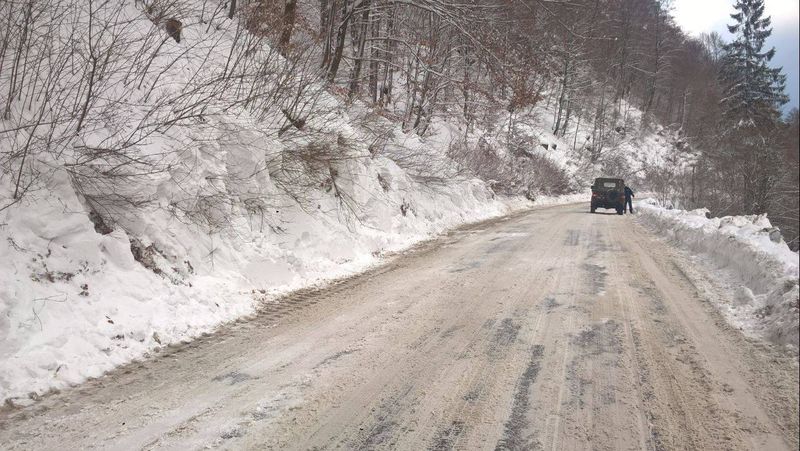 В Закарпатье сошла лавина