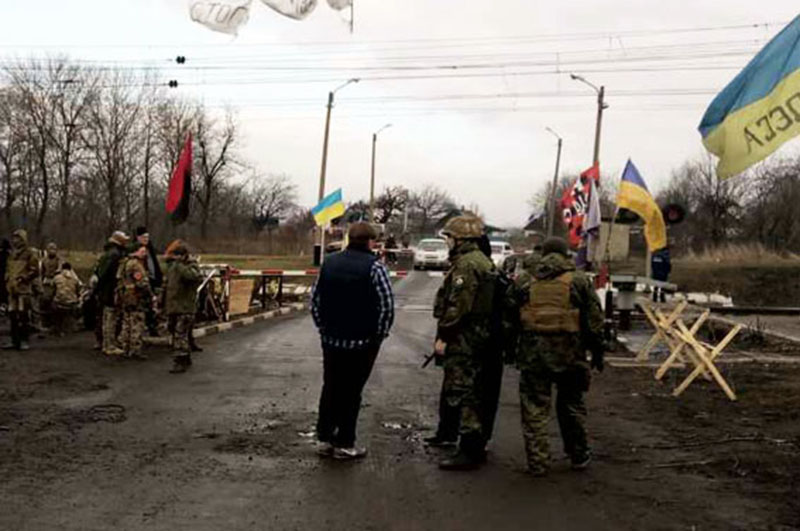 Полиция: Возле палаток участников блокады произошла драка