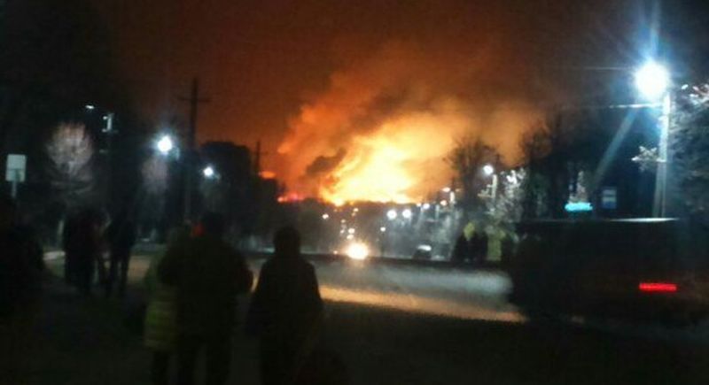 На Харьковщине произошел взрыв на военном складе, проводится эвакуация