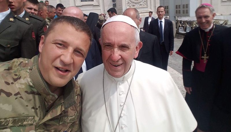 Папа Римский встретился с военными ВСУ