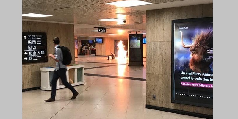 На вокзале в Брюсселе прогремел взрыв, подозреваемый, предположительно, погиб