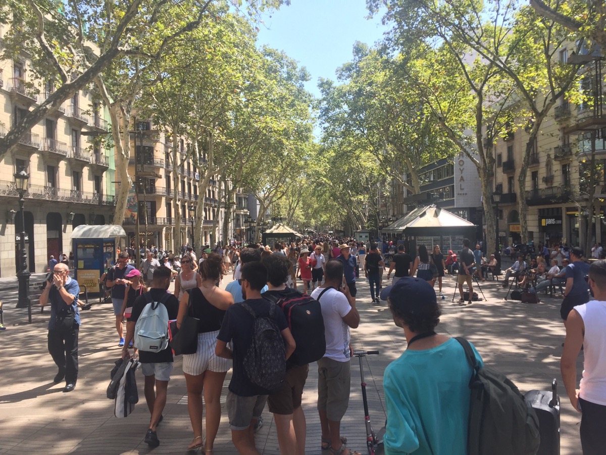 Барселона после теракта — фото и видео