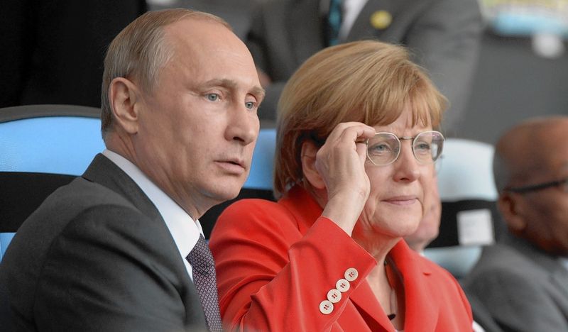 Меркель назвала «интересным» предложение Путина по миротворцам на Донбассе