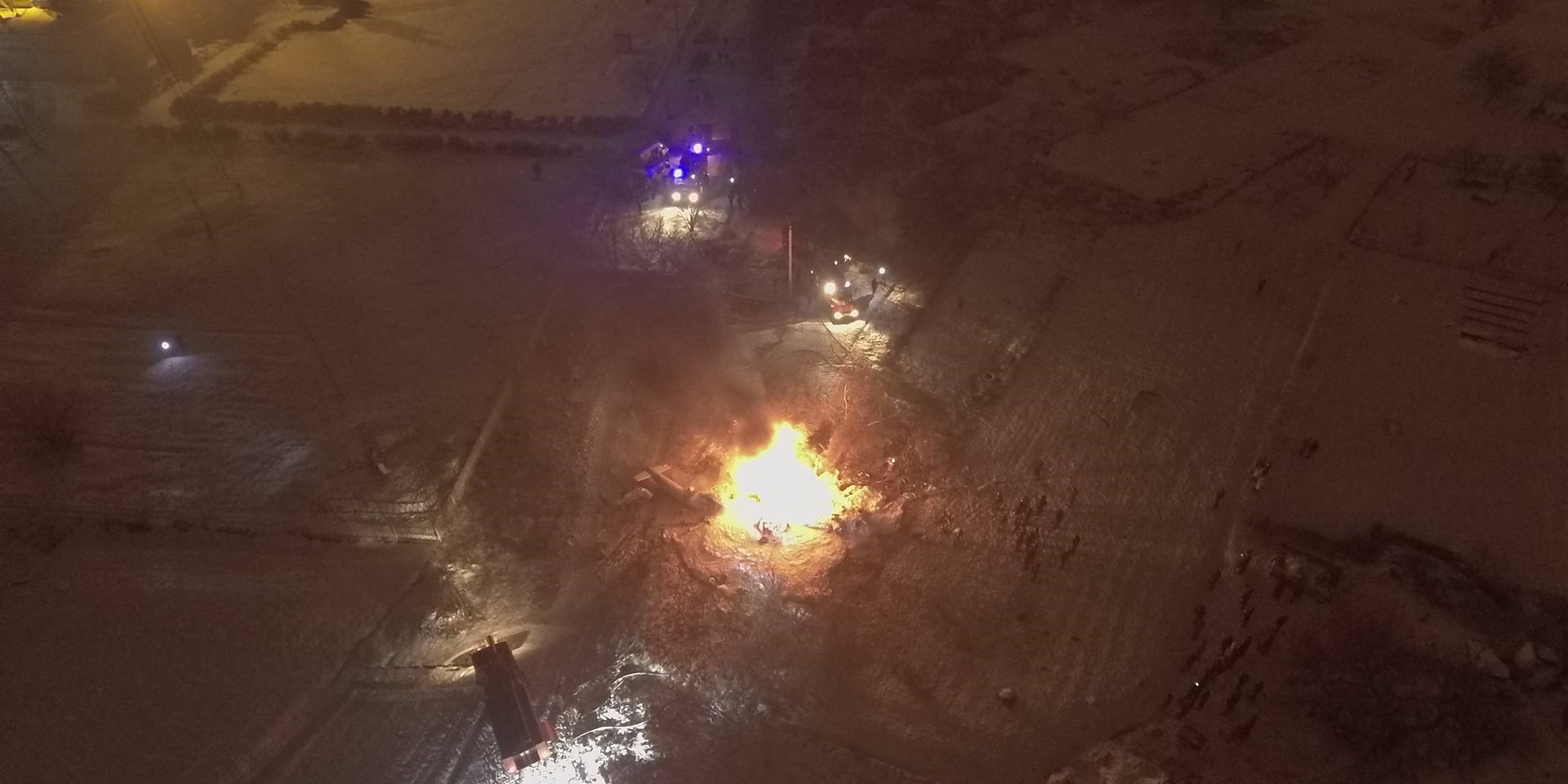 В Кременчуге упал вертолет, четверо погибших