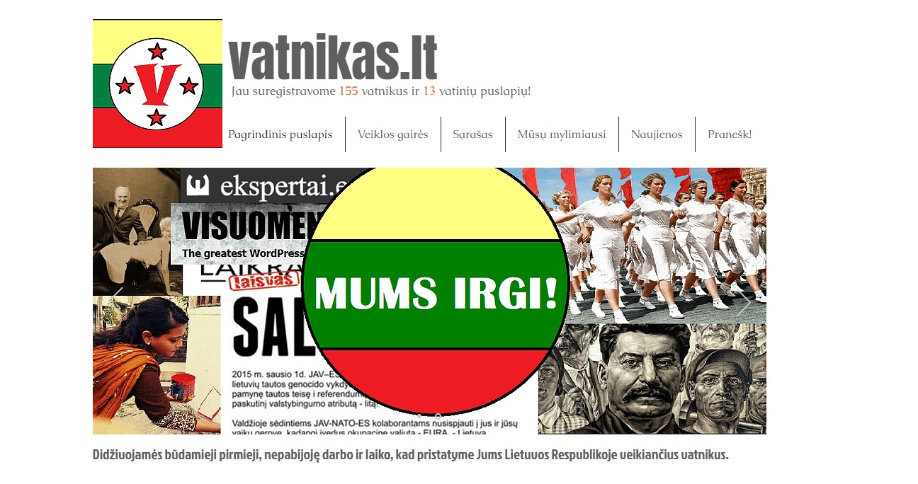 В Литве запустили аналог «Миротоворца» — проект «Vatnikas»