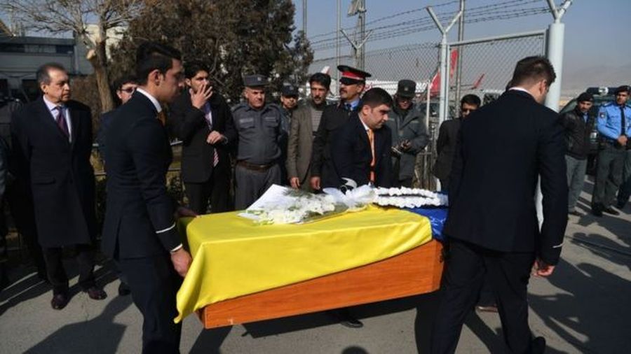 Тела погибших в Кабуле привезли в Украину