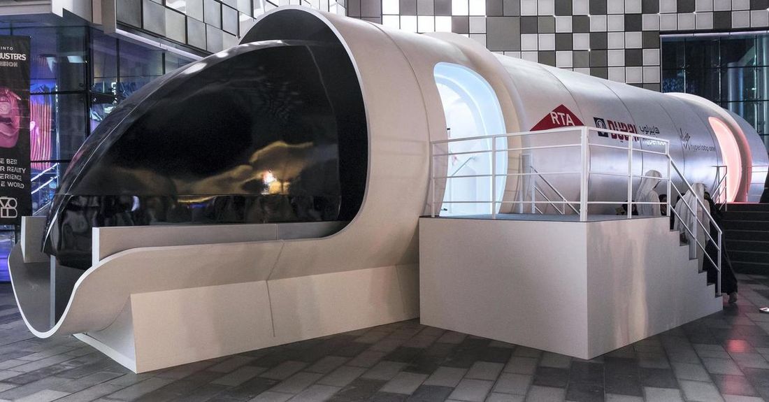 В ОАЭ показали, как будет выглядеть капсула Hyperloop изнутри