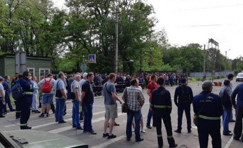 Работа «АрселорМиттал Кривой Рог» приостановлена из-за забастовки