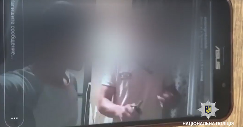 Полиция выложила видео эфира, который закончился взрывом
