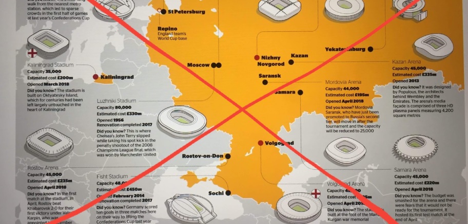 Посольство возмущено картой Крыма в The Times