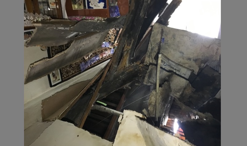 В  жилом доме в Житомире обвалился потолок