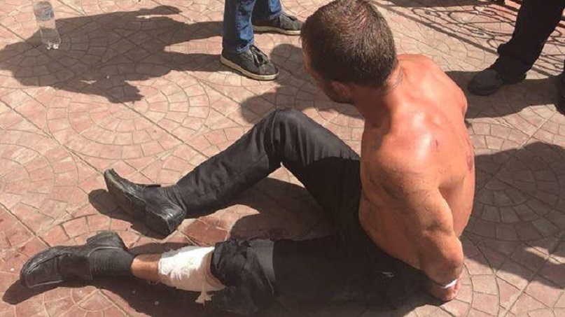 В Киеве мужчина бросался с ножом на полицейских