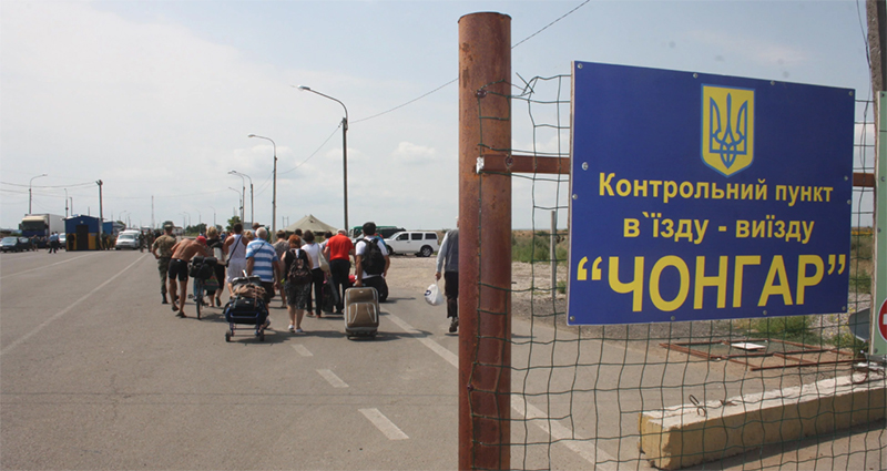На админгранице с Крымом построят два временных КПП