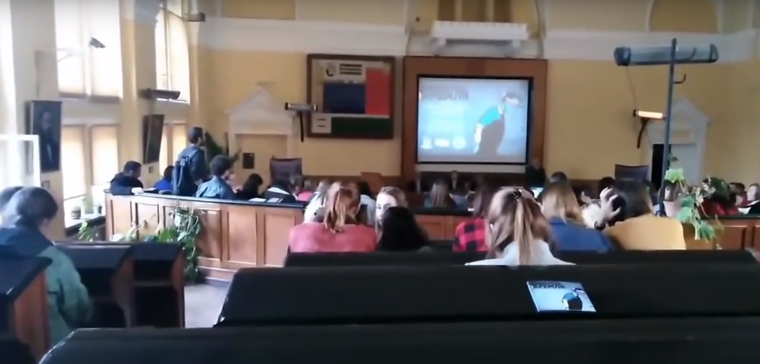 Одесские студенты ушли с лекции Жемчугова