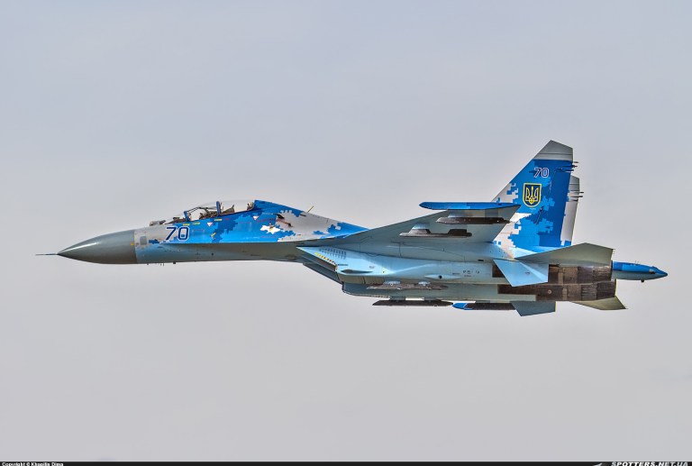 В Винницкой области упал Су-27