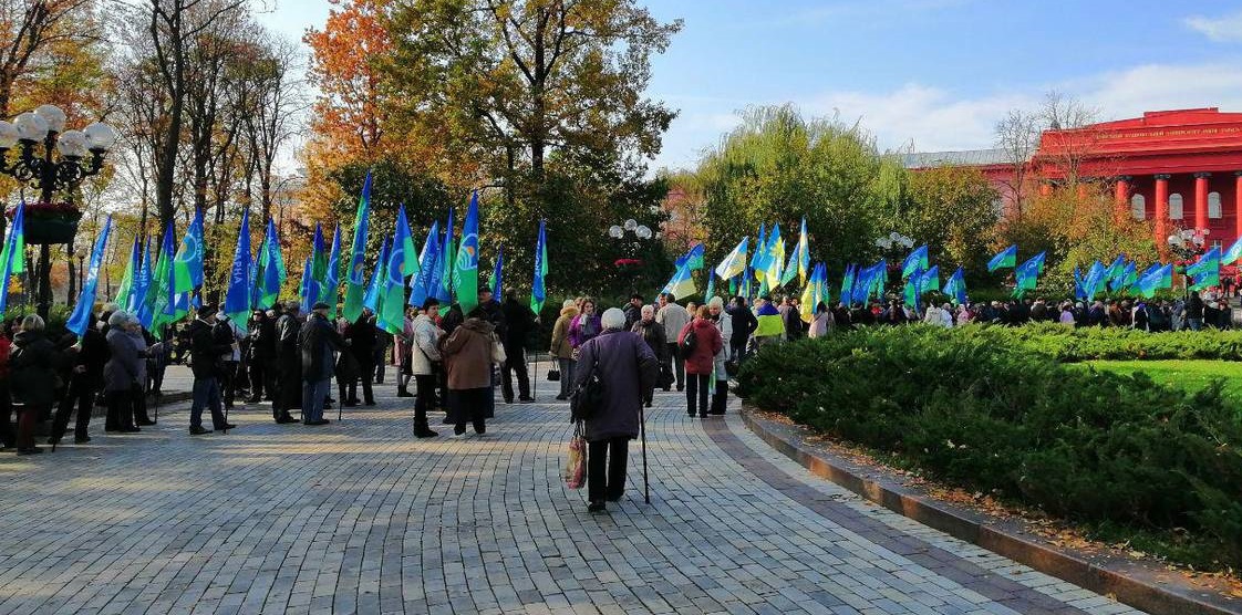 В Киеве проходит митинг за избирательную реформу