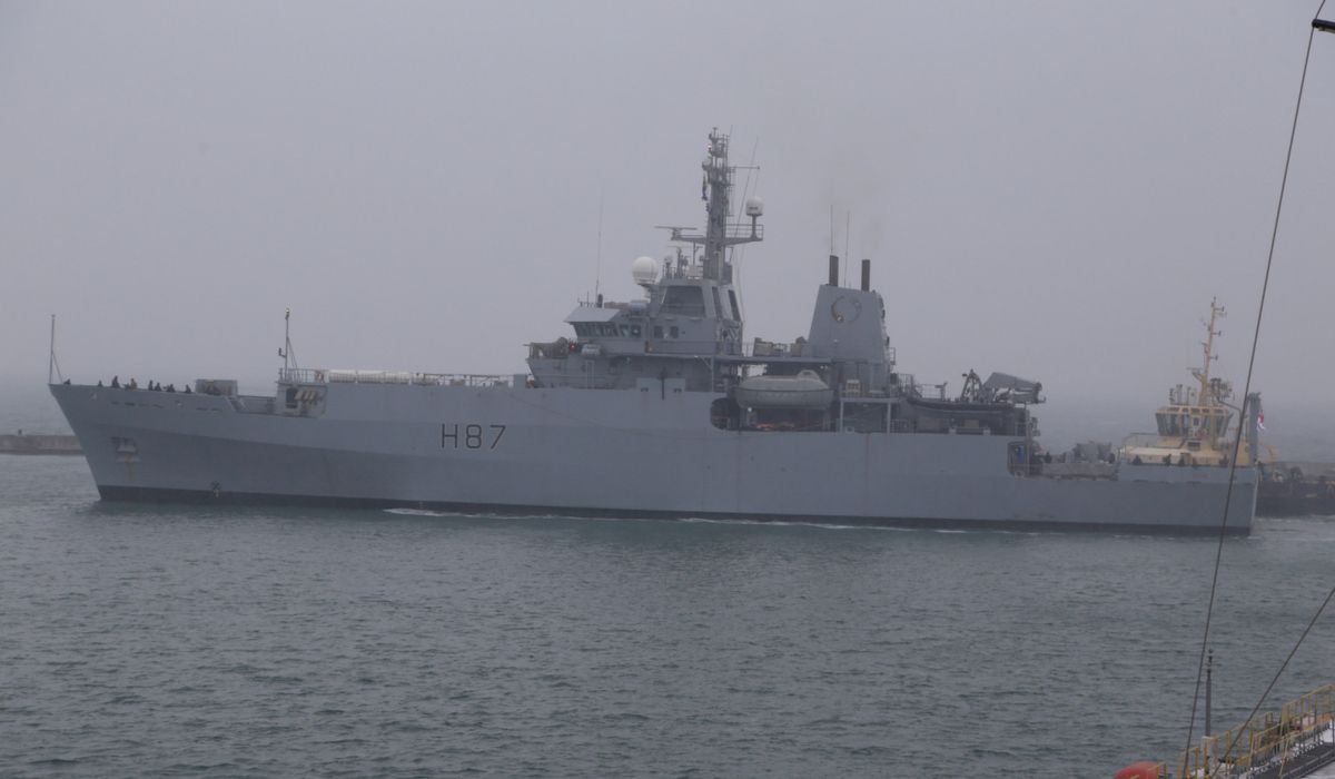 В порт Одессы зашел корабль британских ВМС