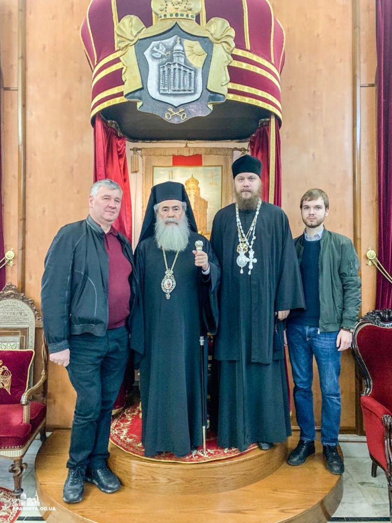 Патриарх Иерусалимский встретился с делегацией УПЦ МП