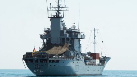 Немецкий военный корабль войдет в Черное море