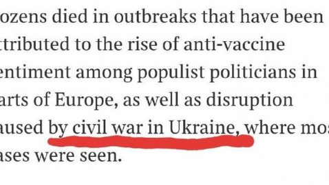 Посольство: приходится напоминать The Times, что в Украине нет гражданской войны