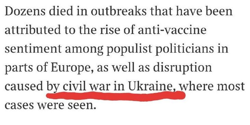 Посольство: приходится напоминать The Times, что в Украине нет гражданской войны