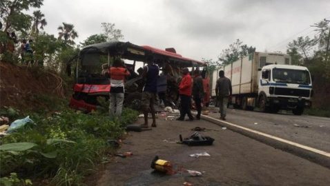 Столкновение автобусов в Гане: погибли 50 человек