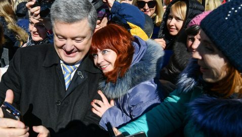 В полиции подсчитали число участников митинга Порошенко в Киеве