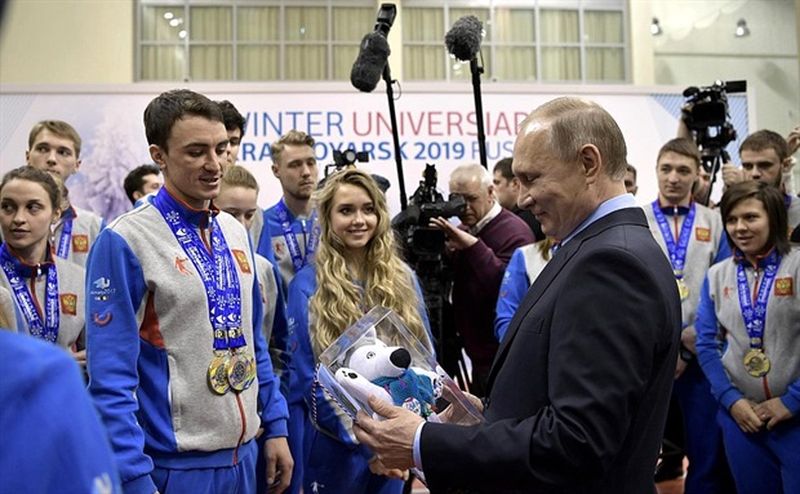 Путин открыл Универсиаду в Красноярске
