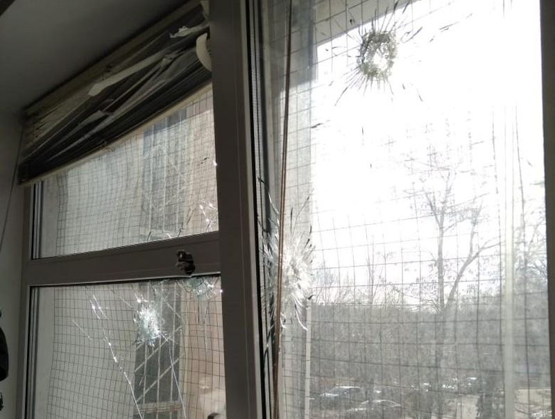 В Киеве обстреляли здание суда